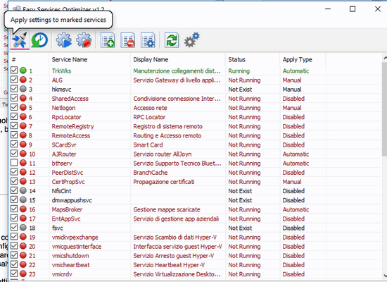 Service Optimisation Folder Ottimizzare i servizi di Windows con Easy Service Optimizer - Lidweb.net