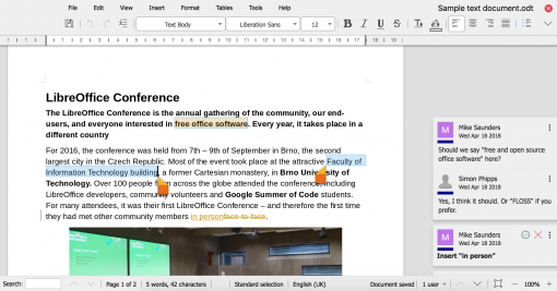 sw screenshot libreoffice