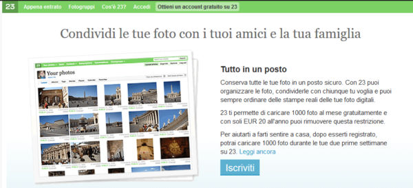 23 Siti per condividere le tue foto online 130