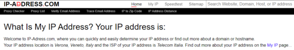 Individuare proprietario e geolocalizzare indirizzo IP 42