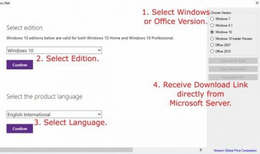 Tool per scaricare ISO ufficiali Windows e Office 24