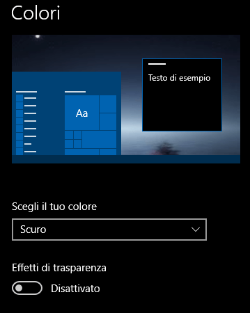 Attivare la modalità scura Dark Mode in Windows 10 27