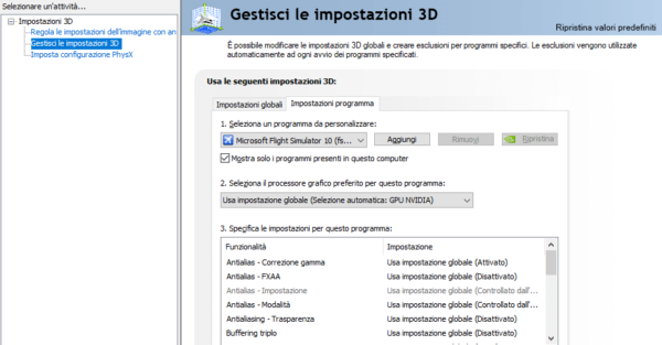 Configura Windows 10 per utilizzo scheda grafica ad alte prestazioni 62