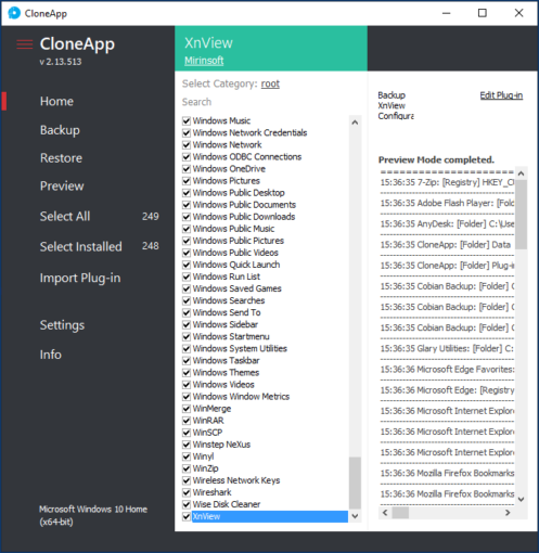 Backup impostazioni di app e programmi con CloneApp 18
