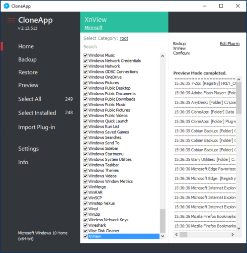 Backup impostazioni di app e programmi con CloneApp 36