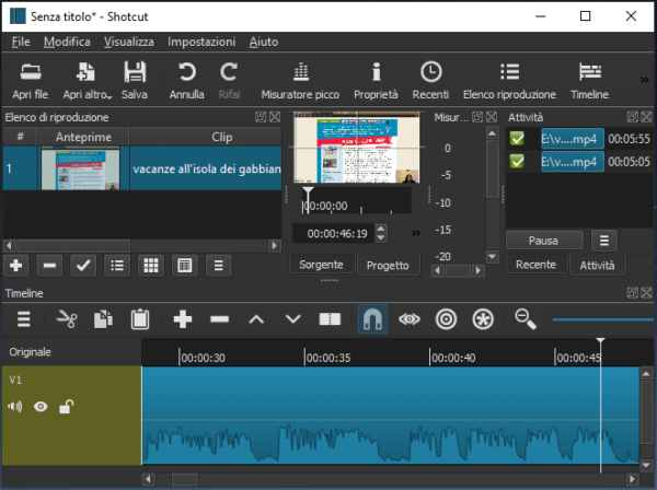 Shotcut video editor