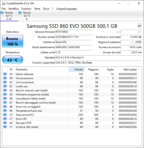 Tools per monitorare prestazioni e salute hard disk e SSD 70