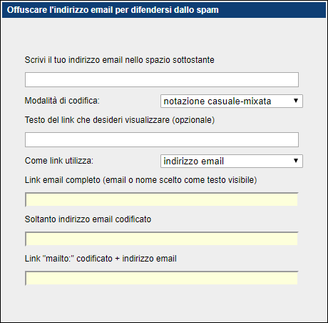 Come offuscare una mail in una pagina web 32