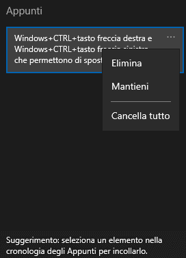 Funzioni del tasto Windows, questo conosciuto 110