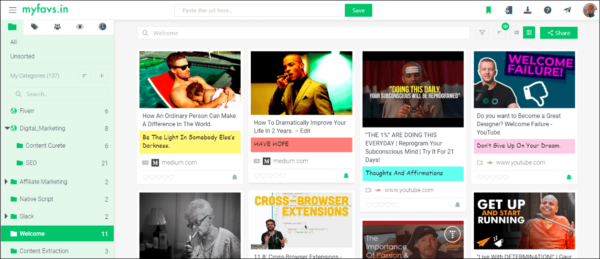 6 Bookmarks manager per organizzare i link preferiti 52