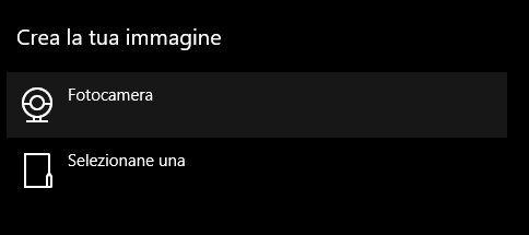 Rimpiazzare avatar dell'account utente di Windows 10 32