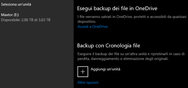 Utilizzare la cronologia file di Windows 10/11 104