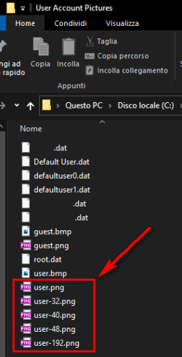 Rimpiazzare avatar dell'account utente di Windows 10 34