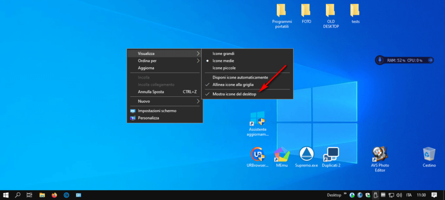 Consigli per una scrivania (desktop) ideale con Windows 10 70