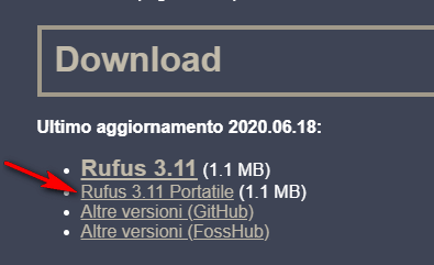 Avviare il PC con una unità USB e il tool Rufus 56