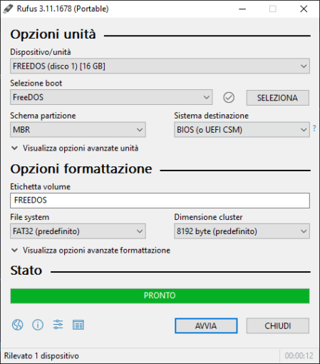 Avviare il PC con una unità USB e il tool Rufus 68