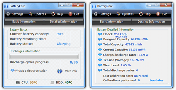 3 Strumenti per monitorare la salute della batteria del portatile 68