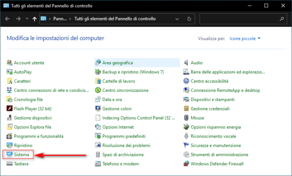 Creare scorciatoie desktop per la finestra System di Windows 10/11 80