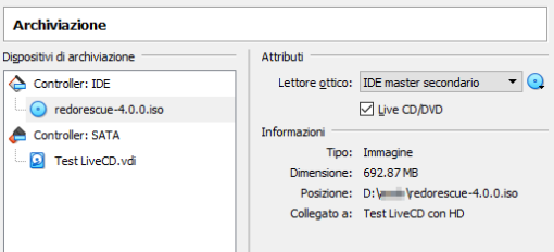 Avviare ISO LiveCD LiveUSB con VirtualBox 58